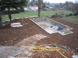 Remblayage de piscine